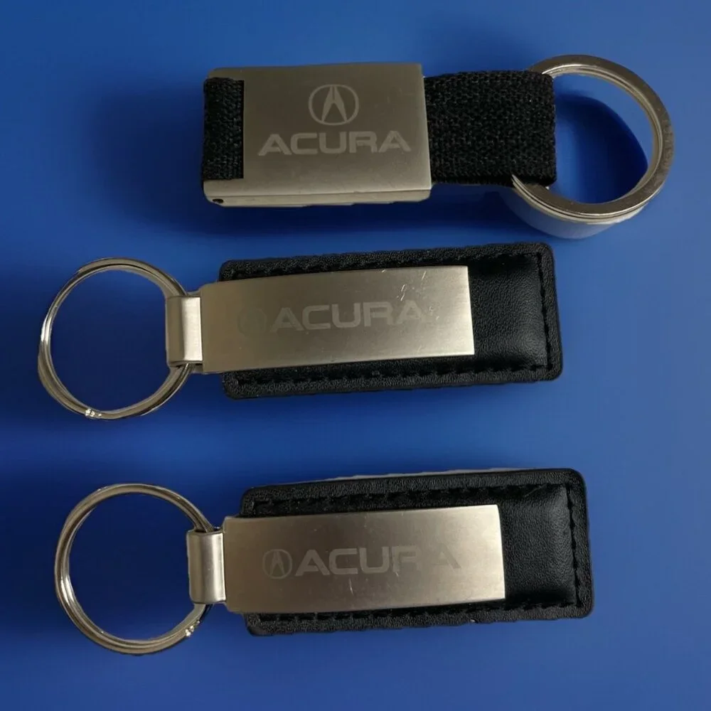 Advertising Proctor Acura Lot Of 3 Keychains Silver-tone And Black